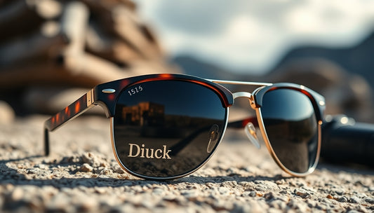 Lunettes de soleil personnalisées avec initiales gravées : Un accessoire unique