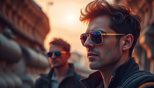 Lunettes de soleil pour hommes avec monture légère : Confort et élégance