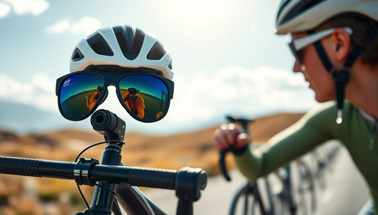 Les lunettes de soleil pour le vélo avec verres anti-reflet : performance garantie