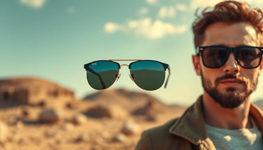 Lunettes de soleil pour hommes avec monture légère : Élégance et confort