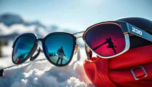 Lunettes de soleil pour le ski avec protection UV maximale : restez protégé