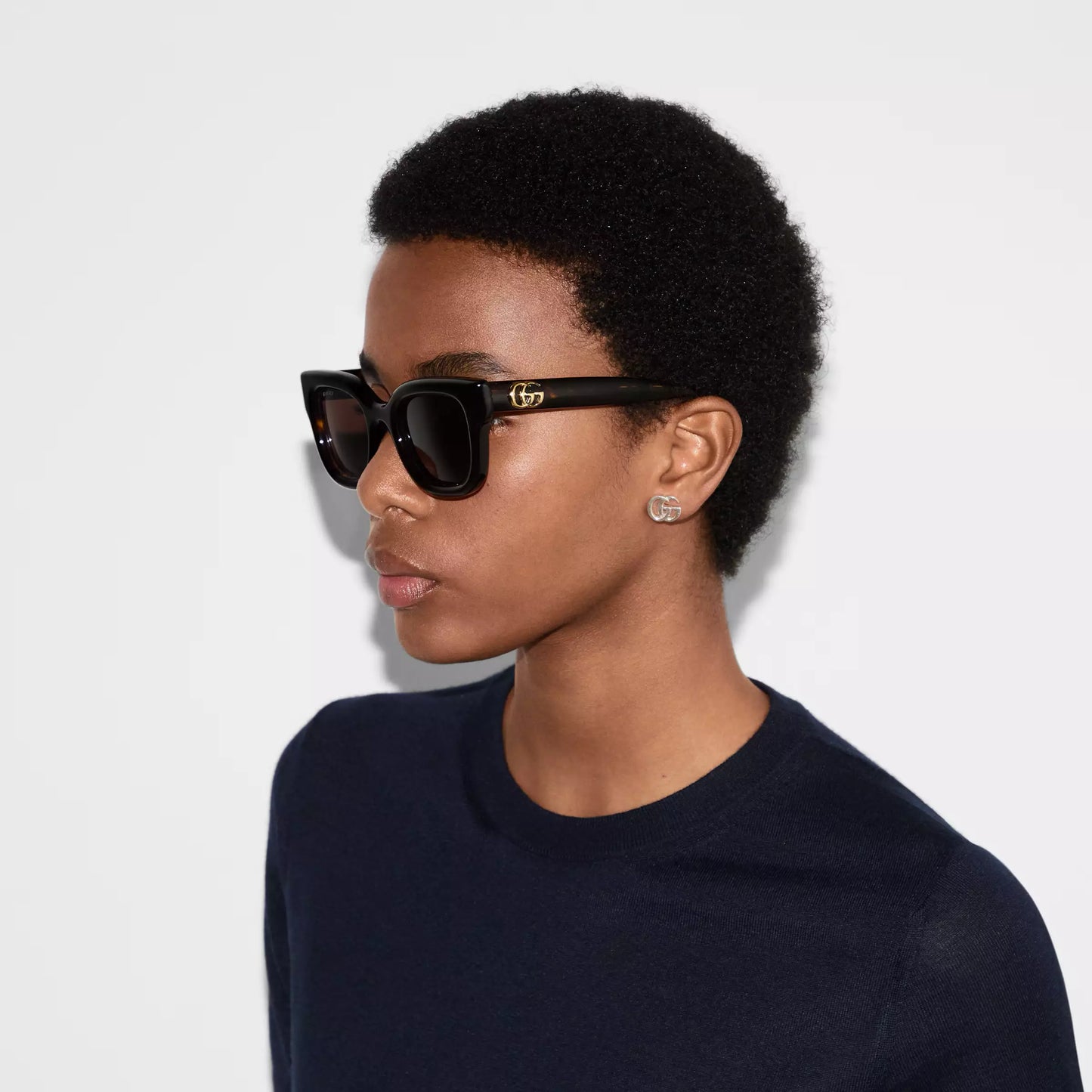 Gucci Round frame sunglasses • Dark Brown