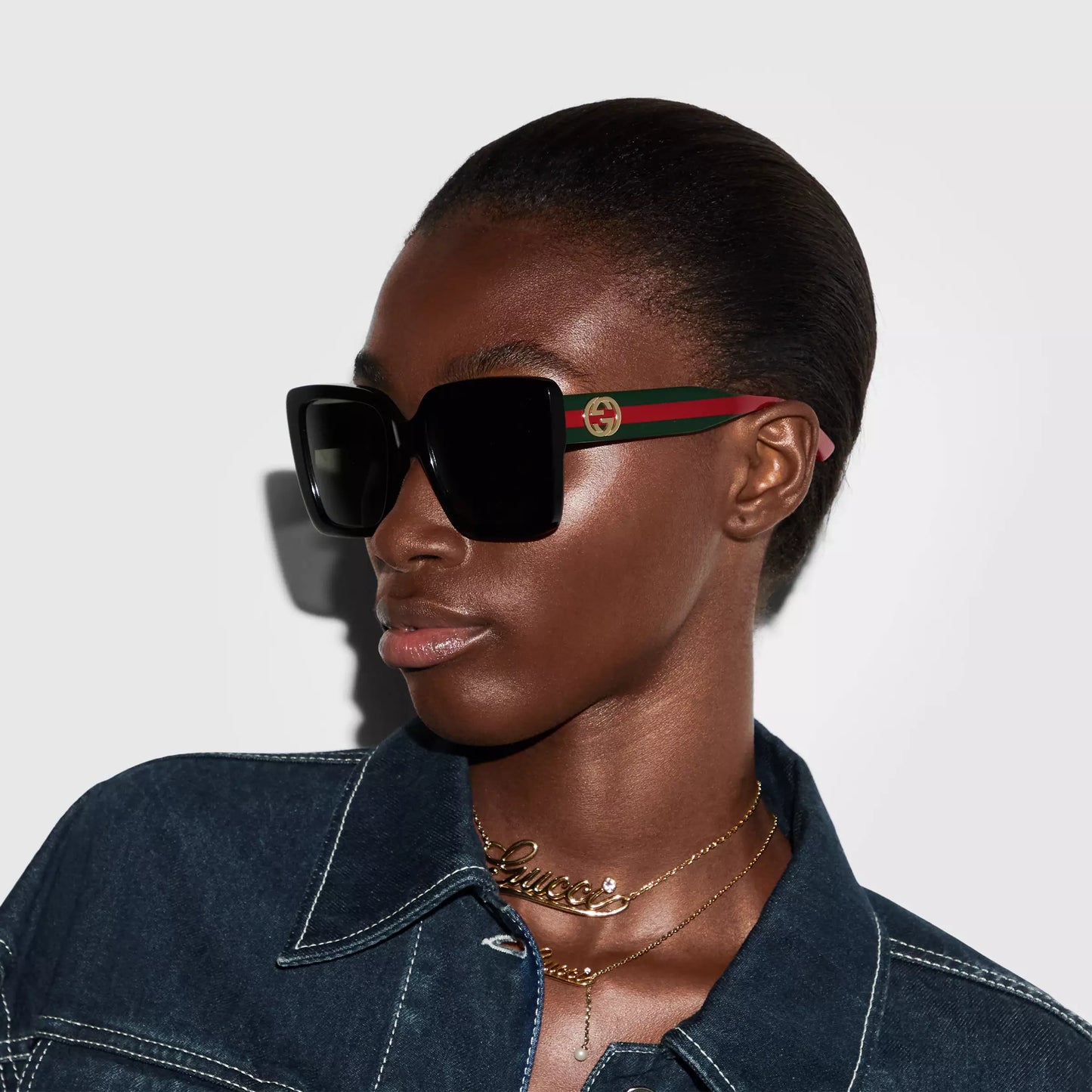 Gucci Square frame sunglasses • Black