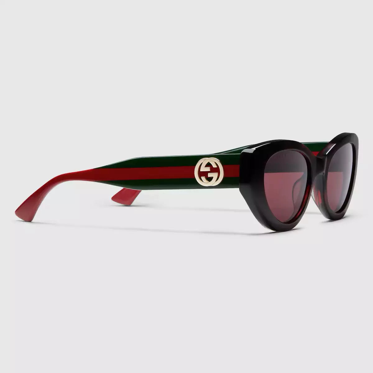 Gucci Cat-eye frame sunglasses • Brown