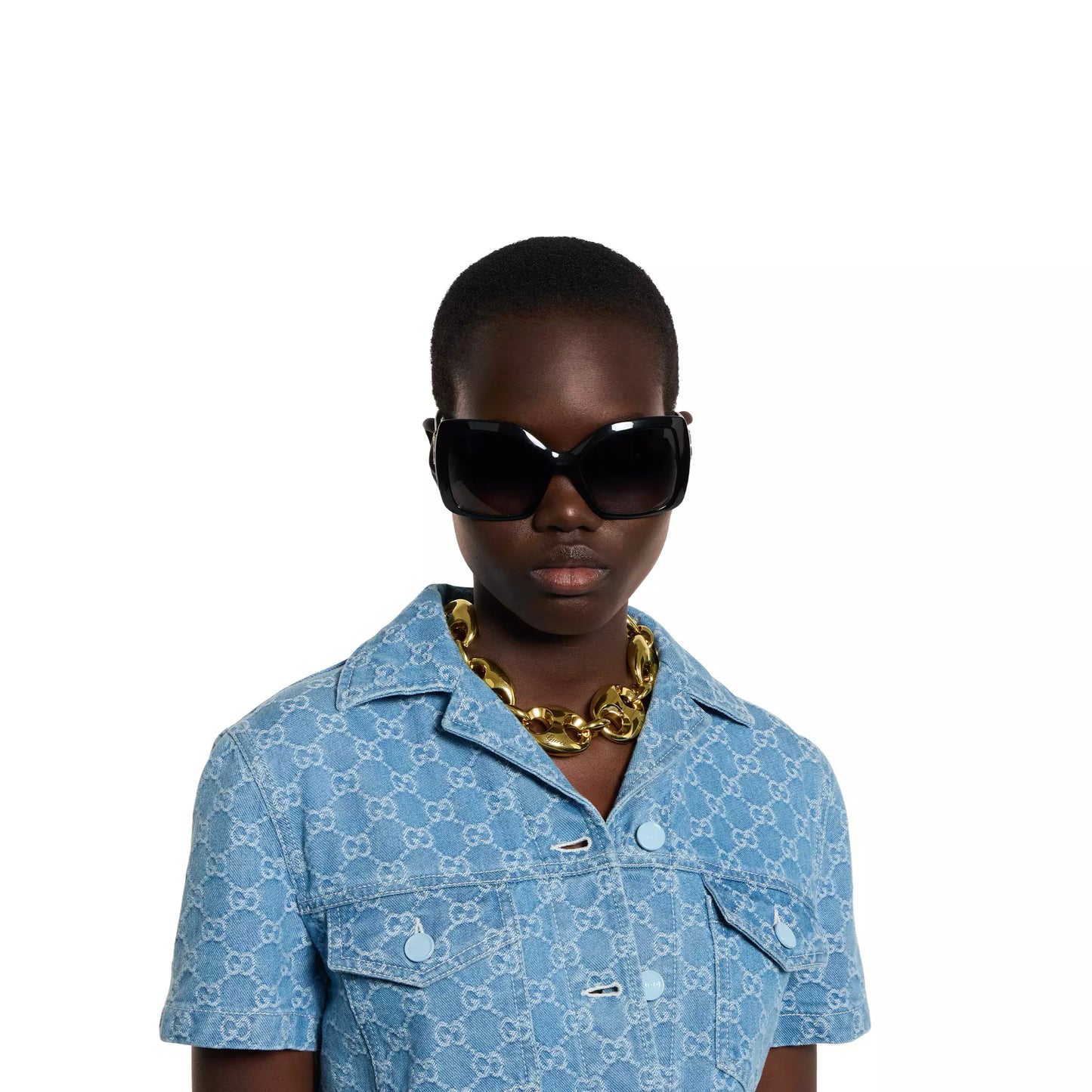 Gucci Square frame sunglasses • Black