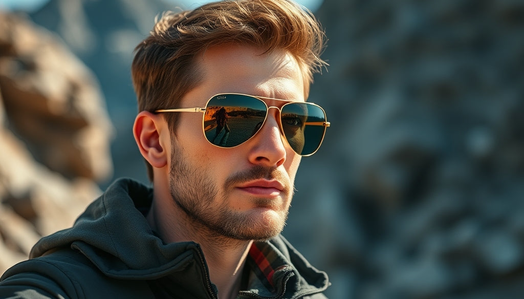 Lunettes de soleil aviateur pour hommes en 2025 : Le look à adopter