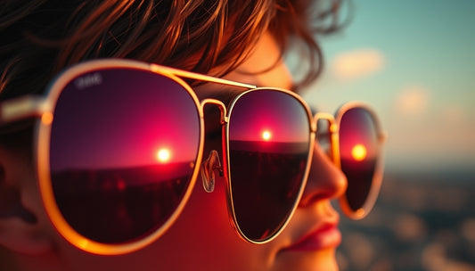 Lunettes de soleil vintage inspiration années 90 : Retour vers le futur