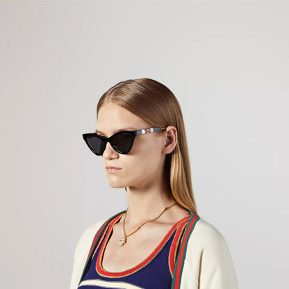 Gucci Cat eye acetate sunglasses