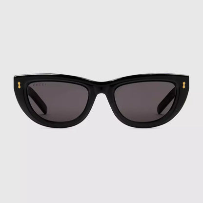 Gucci Cat-eye frame sunglasses • Black acetate