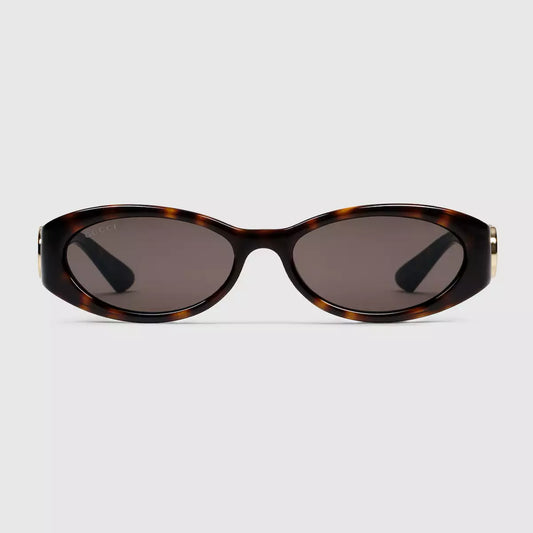 Gucci Oval frame sunglasses • Tortoise shell