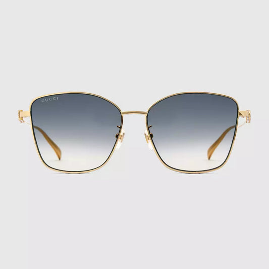 Gucci Low nose bridge fit butterfly sunglasses