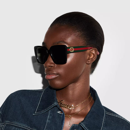 Gucci Square frame sunglasses • Black
