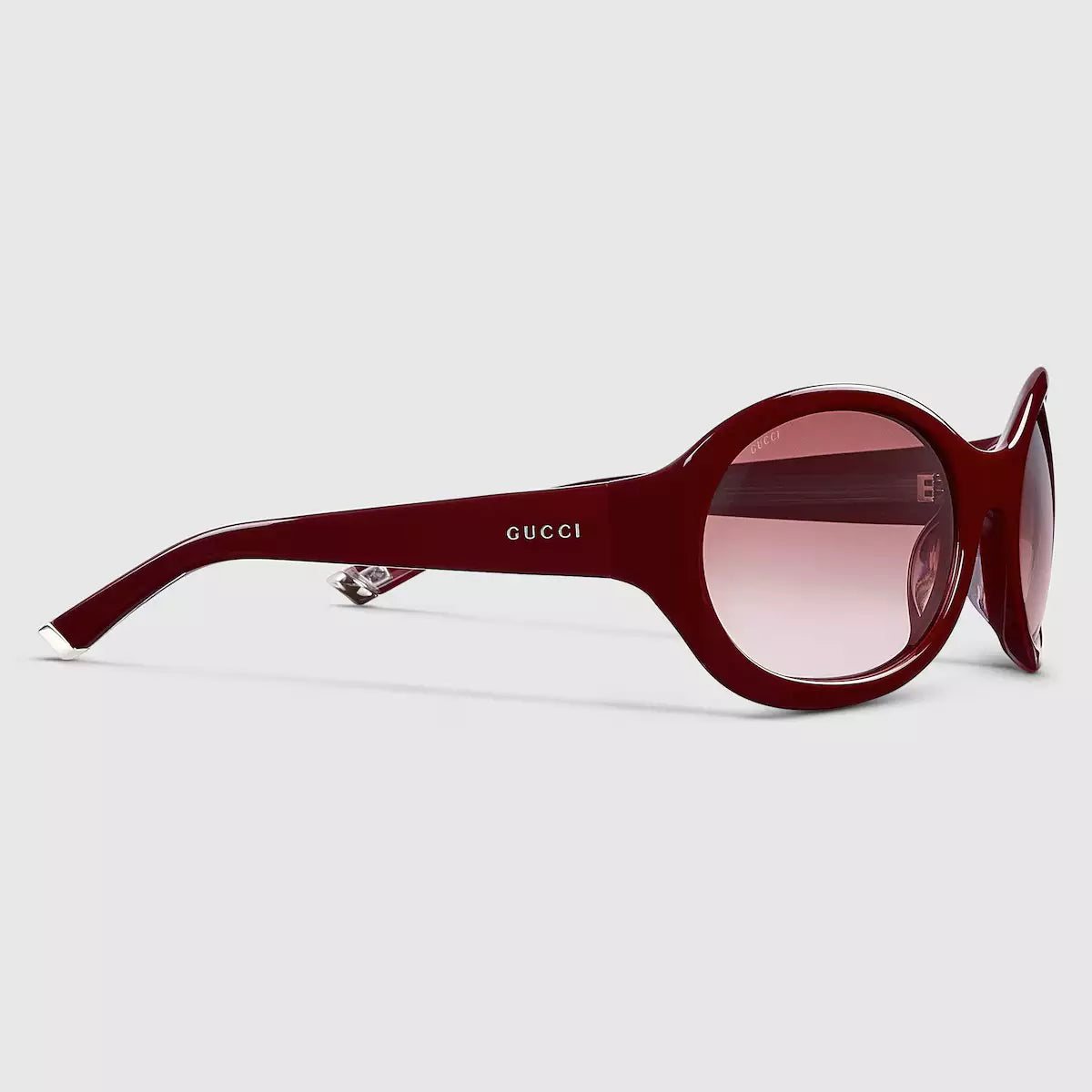 Gucci Round frame sunglasses • Rosso ancora red