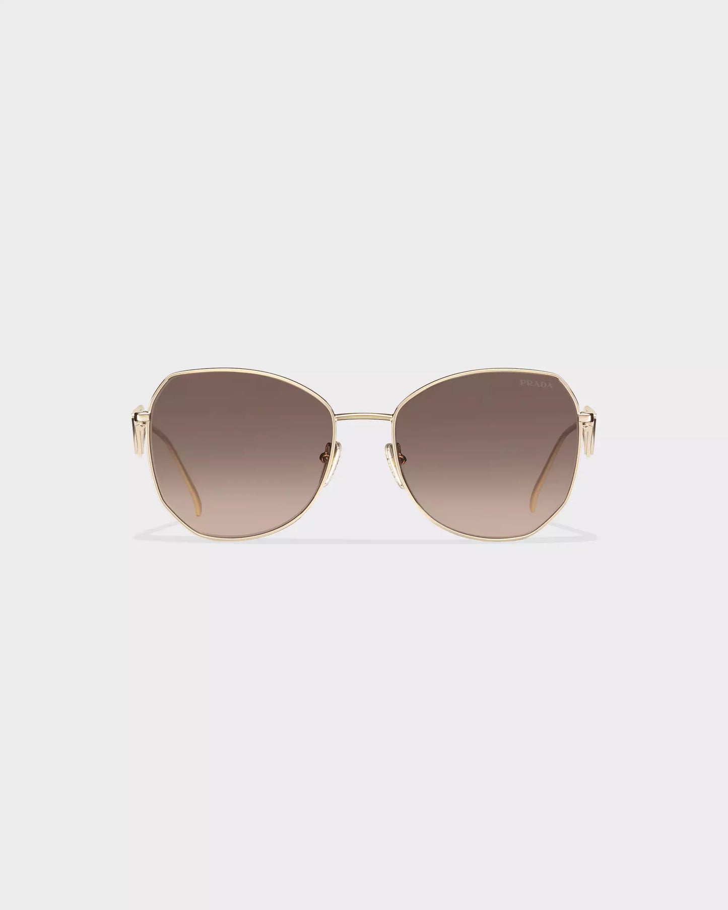 Prada Sunglasses • Gradient Anthracite Gray To Cammeo Beige Lenses