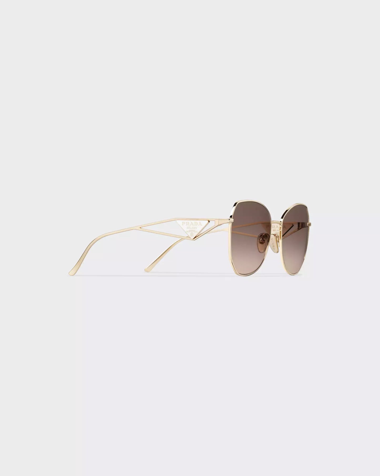 Prada Sunglasses • Gradient Anthracite Gray To Cammeo Beige Lenses